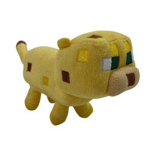 Mojang Minecraft Ocelot Yellow Cat 9" Plush Stuffed Animal Toy 2014